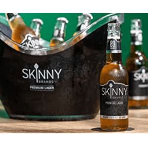 skinny brands lager 330ml low carb beer bottles
