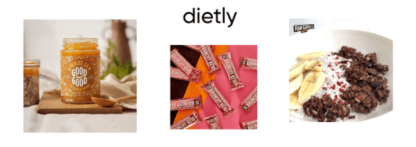 dietly keto food products, shop for your diet, keto jam and granola