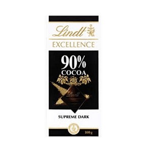 lindt excellence 90% cocoa chocolate